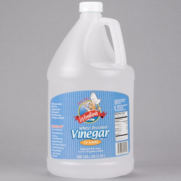 1 Gallon Distilled White Vinegar - 4/Case