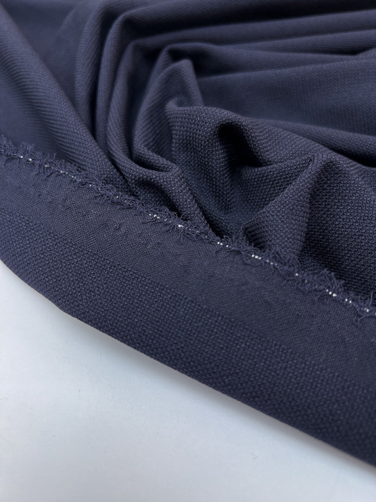 Polyamide Elastane Piqué Purple Blue