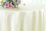 Luxury Satin Round Tablecloth – Smooth Finish & Shine