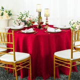 Marquis Damask Round Jacquard Table Cover