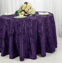 Round Ribbon Taffeta Tablecloth