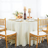 Round Crinkle Scuba Wrinkle-Free Tablecloth
