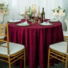 Classic Italian Velvet Round Tablecloth