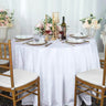 Classic Italian Velvet Round Tablecloth