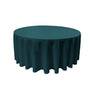 Round Poly Poplin Polyester Fabric - Seamless Round Tablecloth, 132" Diameter (1 Piece)