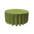 Round Poly Poplin Polyester Fabric - Seamless Round Tablecloth, 132" Diameter (1 Piece)