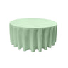Round Poly Poplin Polyester Fabric - Seamless Round Tablecloth, 132" Diameter (1 Piece)