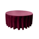 Round Poly Poplin Polyester Fabric - Seamless Round Tablecloth, 132" Diameter (1 Piece)