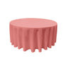 Round Poly Poplin Polyester Fabric - Seamless Round Tablecloth, 132" Diameter (1 Piece)