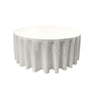 Round Poly Poplin Polyester Fabric - Seamless Round Tablecloth, 132" Diameter (1 Piece)