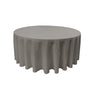 Round Poly Poplin Polyester Fabric - Seamless Round Tablecloth, 132" Diameter (1 Piece)