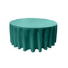 Round Poly Poplin Polyester Fabric - Seamless Round Tablecloth, 132" Diameter (1 Piece)
