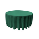Round Poly Poplin Polyester Fabric - Seamless Round Tablecloth, 132" Diameter (1 Piece)