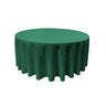 Round Poly Poplin Polyester Fabric - Seamless Round Tablecloth, 132" Diameter (1 Piece)