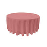 Round Poly Poplin Polyester Fabric - Seamless Round Tablecloth, 132" Diameter (1 Piece)