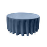 Round Poly Poplin Polyester Fabric - Seamless Round Tablecloth, 132" Diameter (1 Piece)