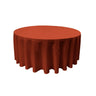 Round Poly Poplin Polyester Fabric - Seamless Round Tablecloth, 132" Diameter (1 Piece)