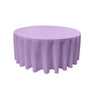 Round Poly Poplin Polyester Fabric - Seamless Round Tablecloth, 132" Diameter (1 Piece)