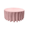 Round Poly Poplin Polyester Fabric - Seamless Round Tablecloth, 132" Diameter (1 Piece)