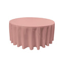 Round Poly Poplin Polyester Fabric - Seamless Round Tablecloth, 132" Diameter (1 Piece)