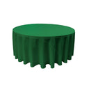 Round Poly Poplin Polyester Fabric - Seamless Round Tablecloth, 132" Diameter (1 Piece)