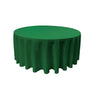 Round Poly Poplin Polyester Fabric - Seamless Round Tablecloth, 132" Diameter (1 Piece)
