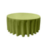 Round Poly Poplin Polyester Fabric - Seamless Round Tablecloth, 132" Diameter (1 Piece)