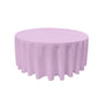 Round Poly Poplin Polyester Fabric - Seamless Round Tablecloth, 132" Diameter (1 Piece)