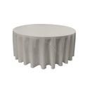 Round Poly Poplin Polyester Fabric - Seamless Round Tablecloth, 132" Diameter (1 Piece)