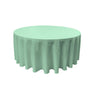 Round Poly Poplin Polyester Fabric - Seamless Round Tablecloth, 132" Diameter (1 Piece)