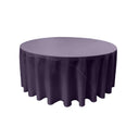 Round Poly Poplin Polyester Fabric - Seamless Round Tablecloth, 132" Diameter (1 Piece)