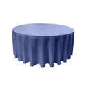 Round Poly Poplin Polyester Fabric - Seamless Round Tablecloth, 132" Diameter (1 Piece)