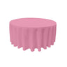Round Poly Poplin Polyester Fabric - Seamless Round Tablecloth, 132" Diameter (1 Piece)