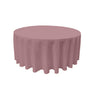 Round Poly Poplin Polyester Fabric - Seamless Round Tablecloth, 132" Diameter (1 Piece)