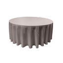 Round Poly Poplin Polyester Fabric - Seamless Round Tablecloth, 132" Diameter (1 Piece)