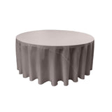 Round Poly Poplin Polyester Fabric - Seamless Round Tablecloth, 132" Diameter (1 Piece)