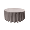 Round Poly Poplin Polyester Fabric - Seamless Round Tablecloth, 132" Diameter (1 Piece)