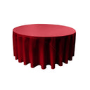 Round Poly Poplin Polyester Fabric - Seamless Round Tablecloth, 132" Diameter (1 Piece)
