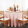 Premium Seamless Round Polyester Tablecloth