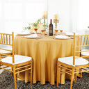 Premium Seamless Round Polyester Tablecloth
