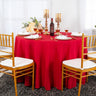 High-Quality Round Seamless Polyester Tablecloth