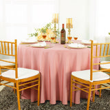 Luxury Seamless Round Polyester Tablecloth