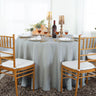 Luxury Seamless Round Polyester Tablecloth