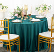Round Scuba Tablecloth 132" Oasis