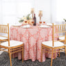 Round Henna Scuba Wrinkle-Free 240 GSM Tablecloth