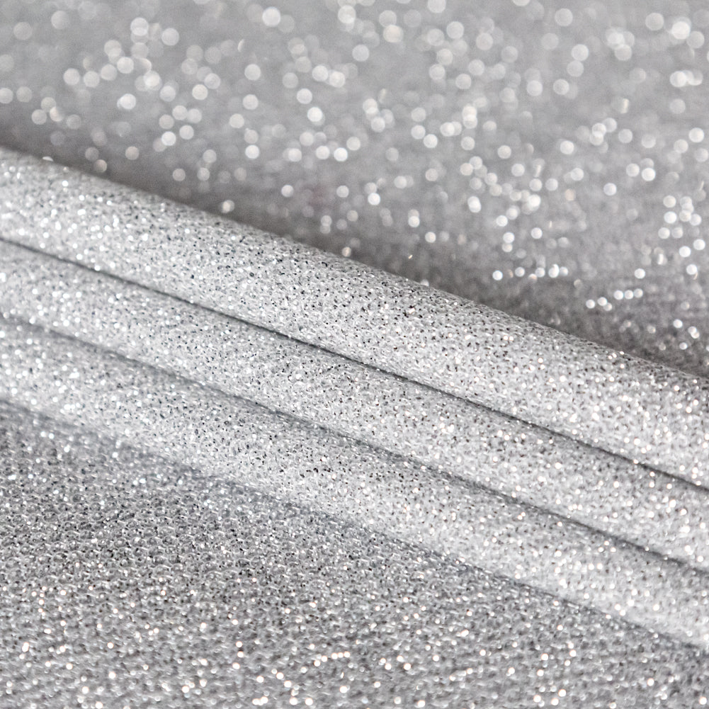 Two-Tone Galaxy Lame - White - Andromeda Collection