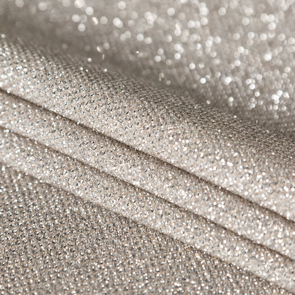 Two-Tone Galaxy Lame - Taupe - Andromeda Collection
