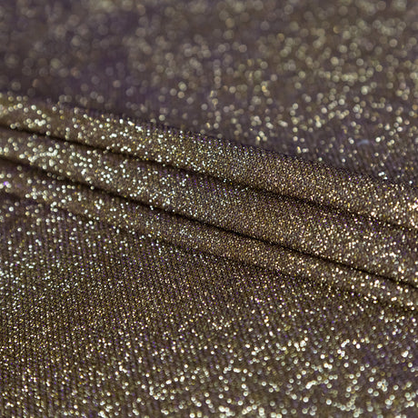 Two-Tone Galaxy Lame - Purple and Gold - Andromeda Collection