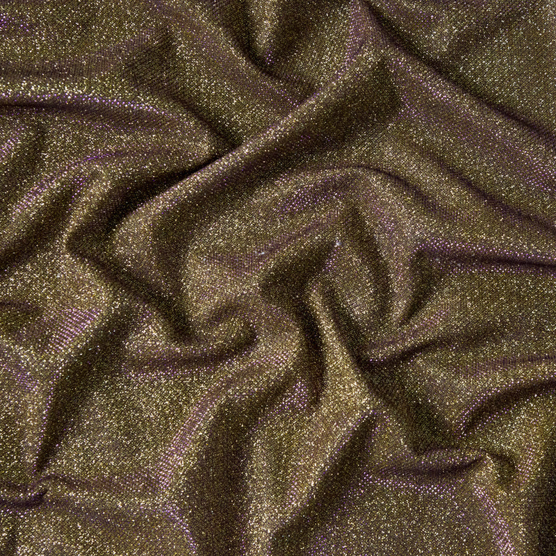 Two-Tone Galaxy Lame - Purple and Gold - Andromeda Collection