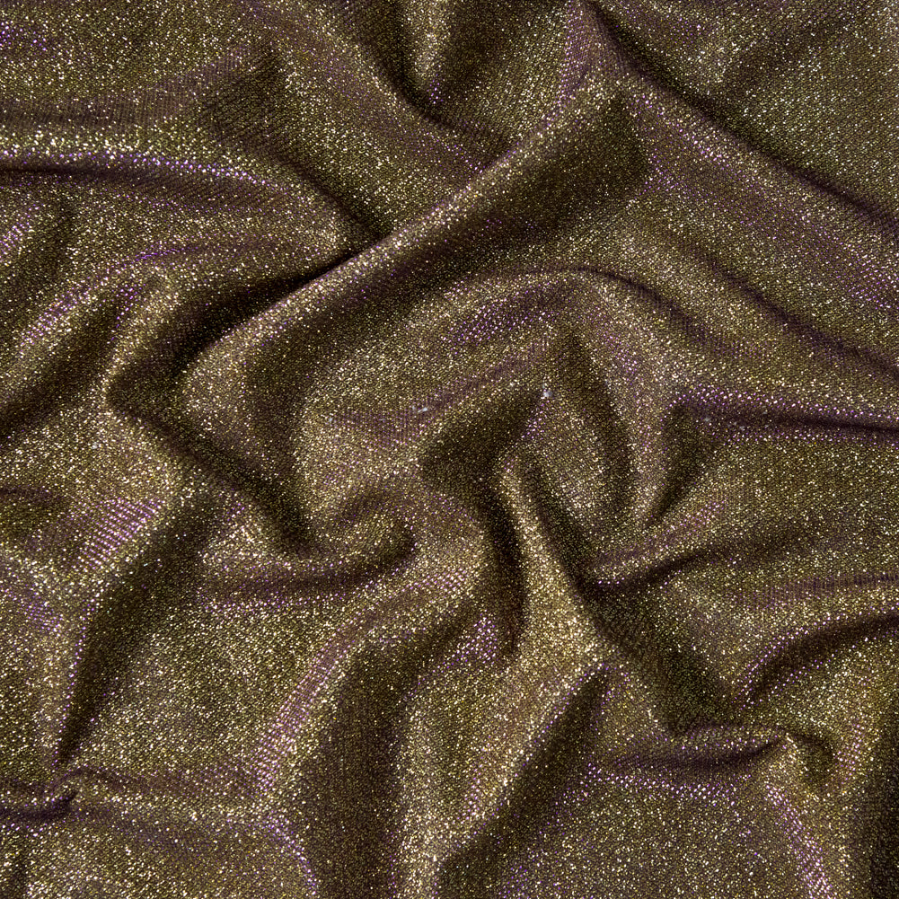 Two-Tone Galaxy Lame - Purple and Gold - Andromeda Collection